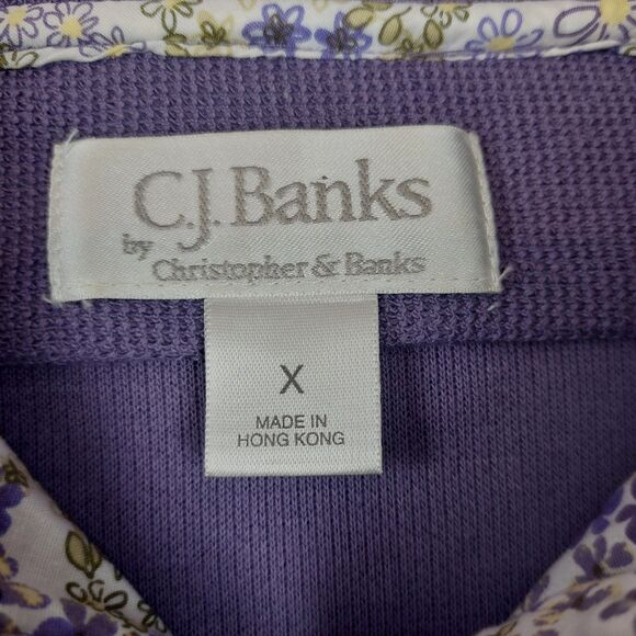 CJ Banks by Christopher Banks Women's Size X Quarter Zip Waffle Knit Flip Cuff - Picture 4 of 7